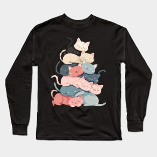 Cat LGBT Community Long Sleeve T-Shirt